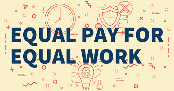 Conceptual,Business,Illustration,With,The,Words,Equal,Pay,For,Equal